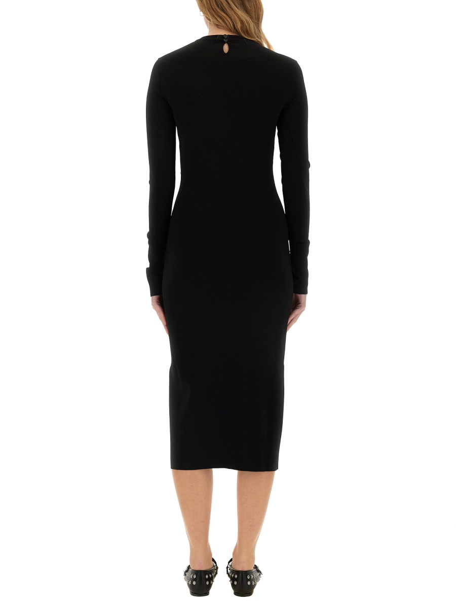 STELLA McCARTNEY ABITO MIDI CON SPACCO