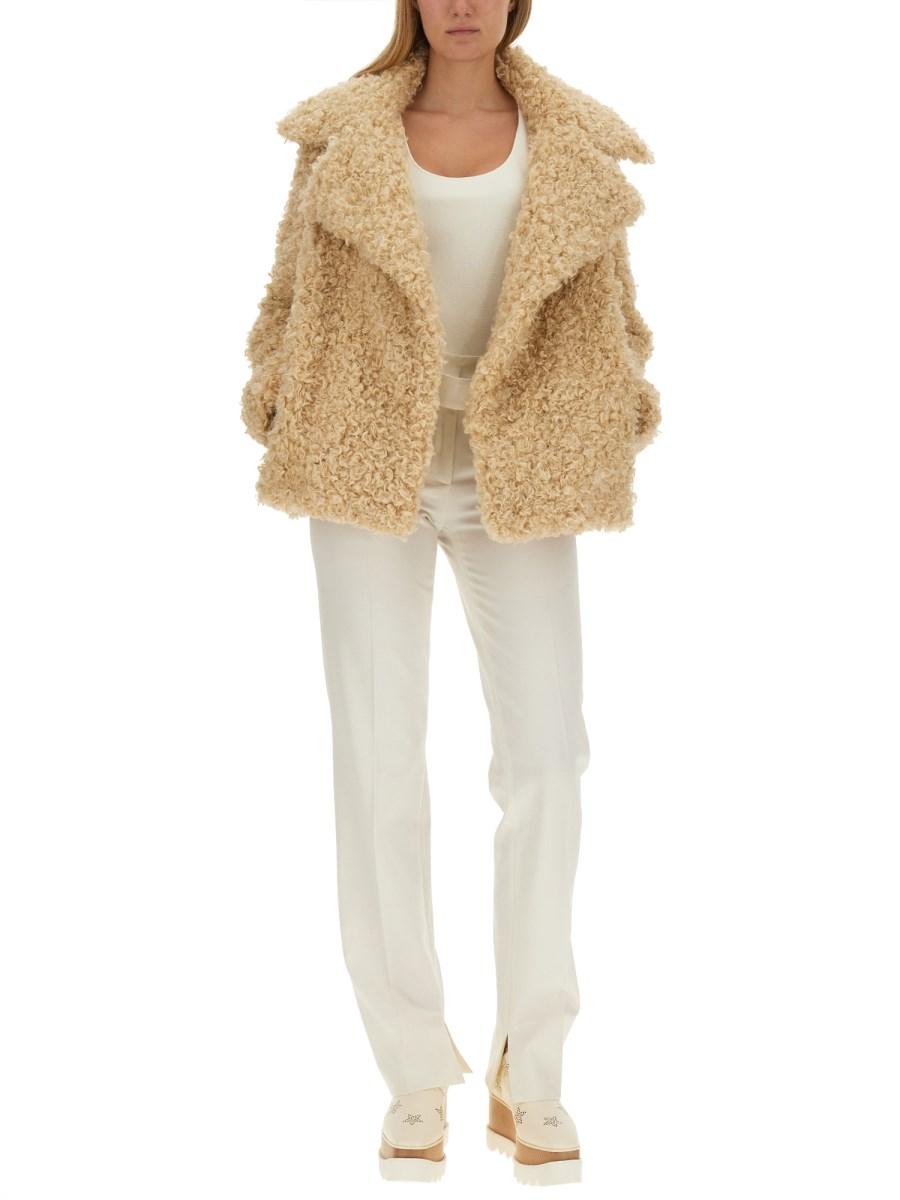STELLA McCARTNEY CAPPOTTO TEDDY CORTO
