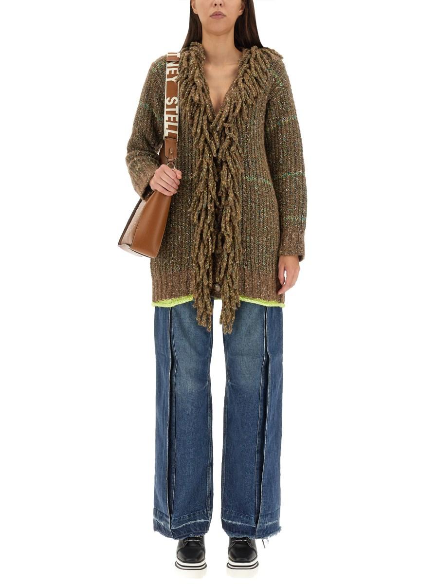 STELLA McCARTNEY CARDIGAN IN MISTO LANA