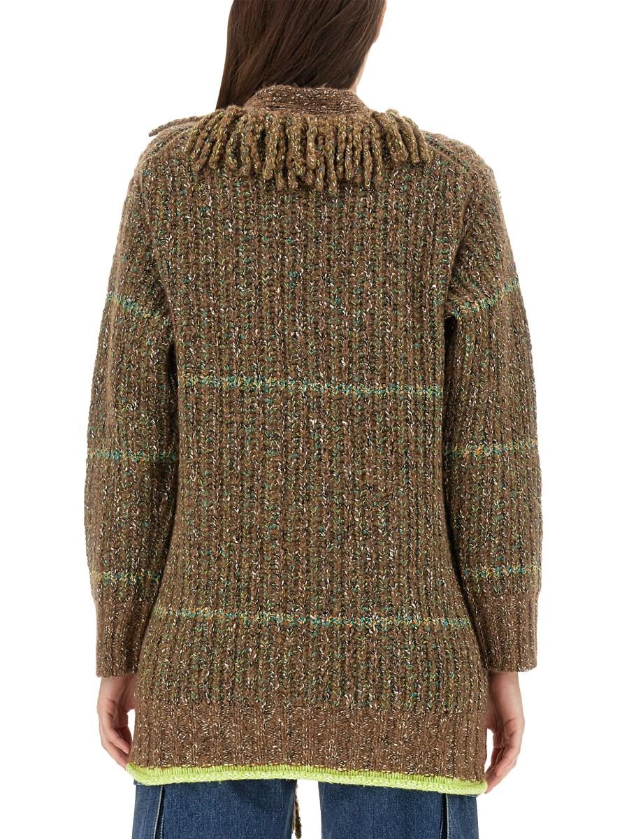 STELLA McCARTNEY CARDIGAN IN MISTO LANA