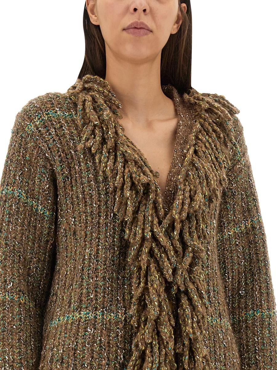 STELLA McCARTNEY CARDIGAN IN MISTO LANA