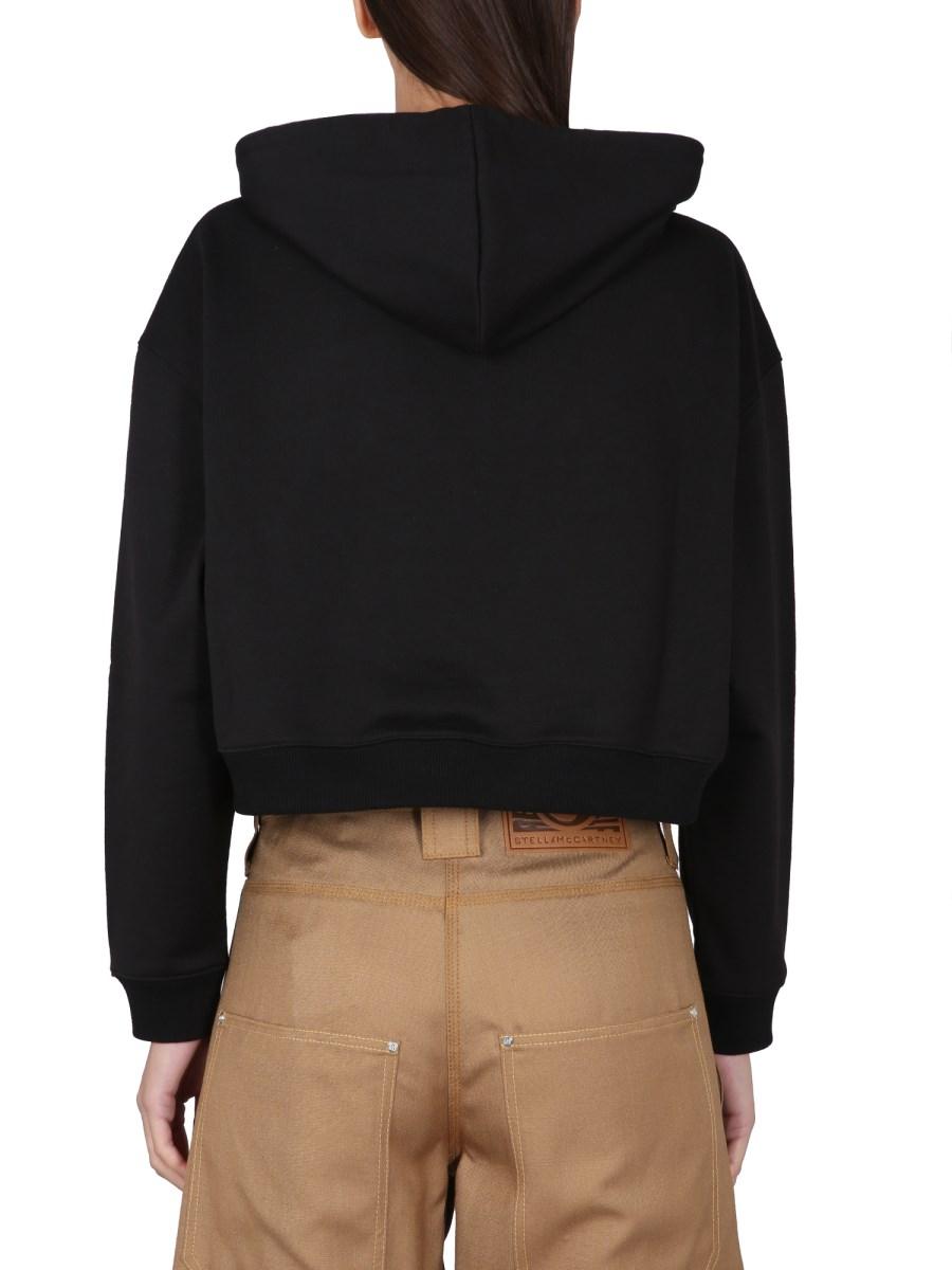 STELLA McCARTNEY FELPA CROPPED CON LOGO
