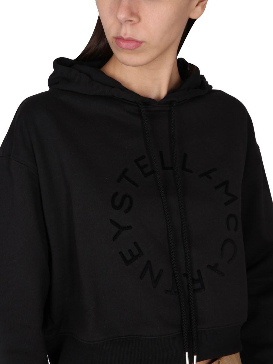 STELLA McCARTNEY FELPA CROPPED CON LOGO