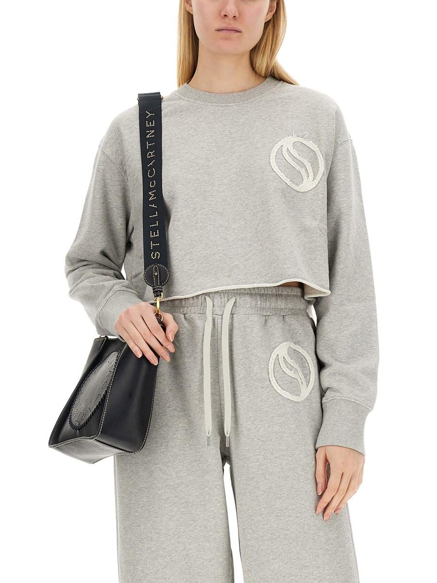 STELLA McCARTNEY FELPA IN COTONE CON LOGO