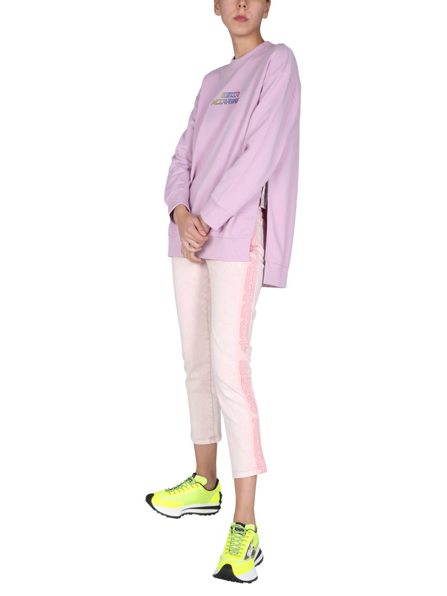 STELLA McCARTNEY FELPA IN COTONE CON LOGO 3D