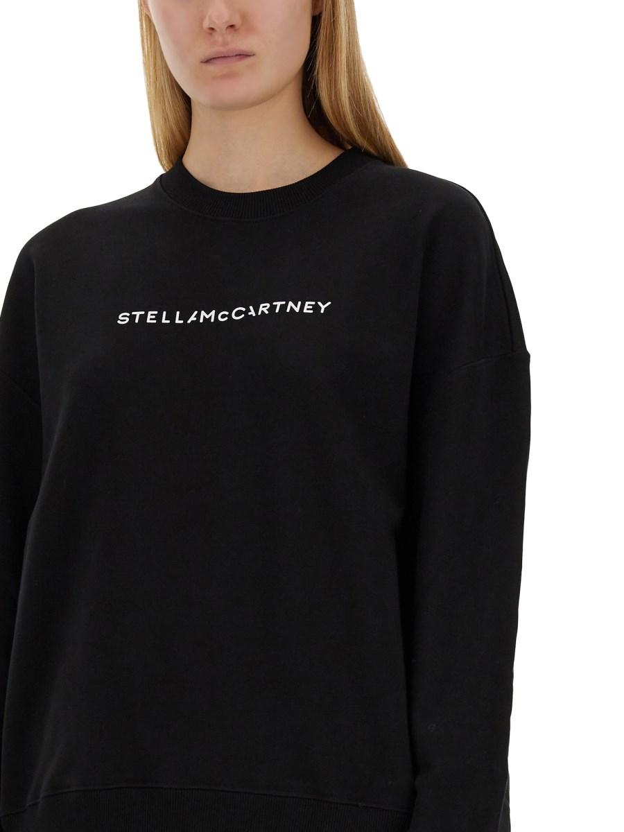 STELLA McCARTNEY FELPA IN COTONE CON LOGO
