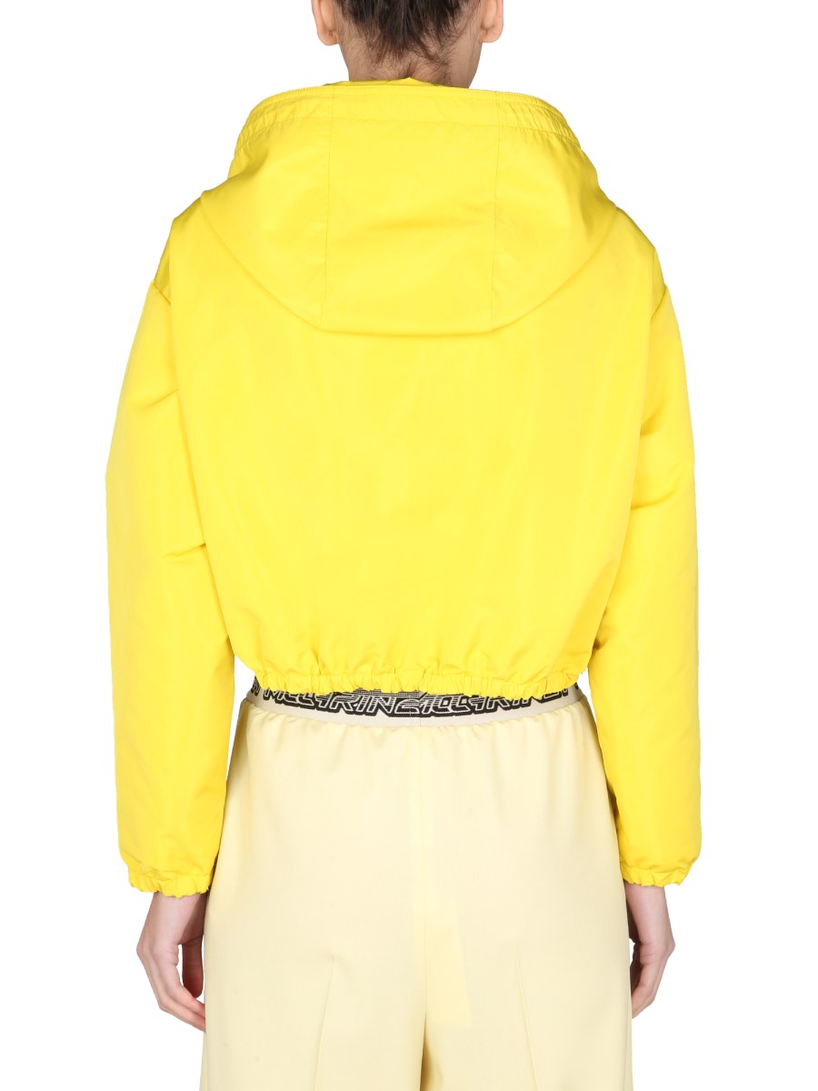 STELLA McCARTNEY GIACCA CROPPED CON PATCH LOGO