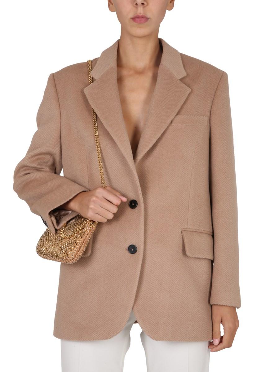 STELLA McCARTNEY GIACCA MONOPETTO IN LANA