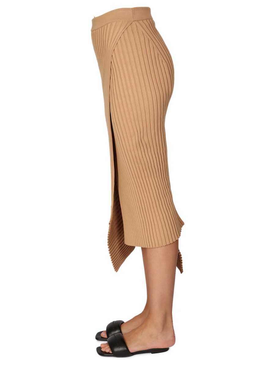 STELLA McCARTNEY GONNA MIDI IN MAGLIA A COSTE