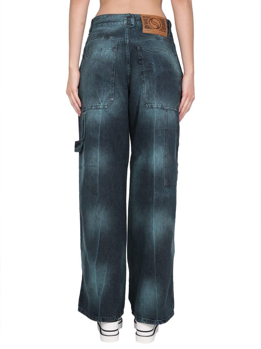 STELLA McCARTNEY JEANS WORKWEAR TIE DYE