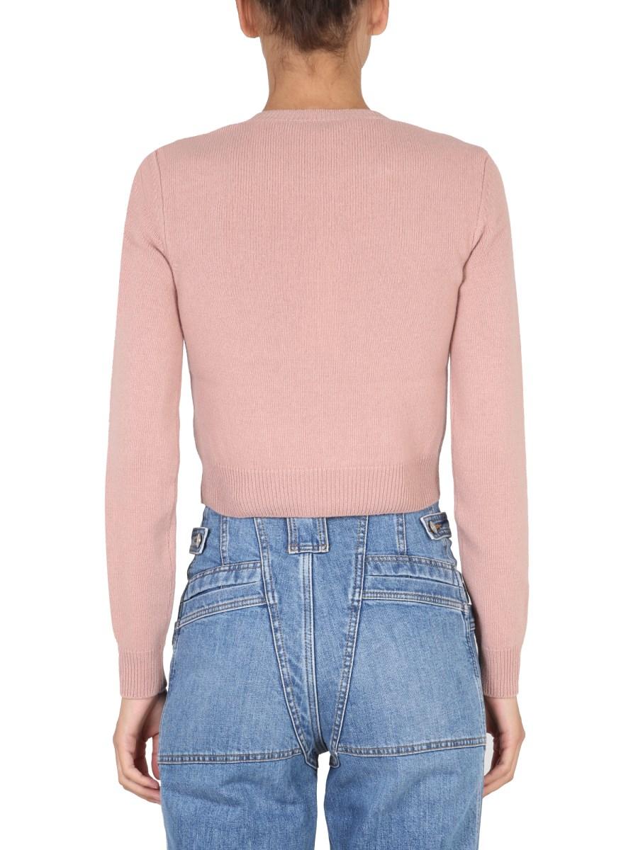 STELLA McCARTNEY MAGLIA GIROCOLLO IN LANA
