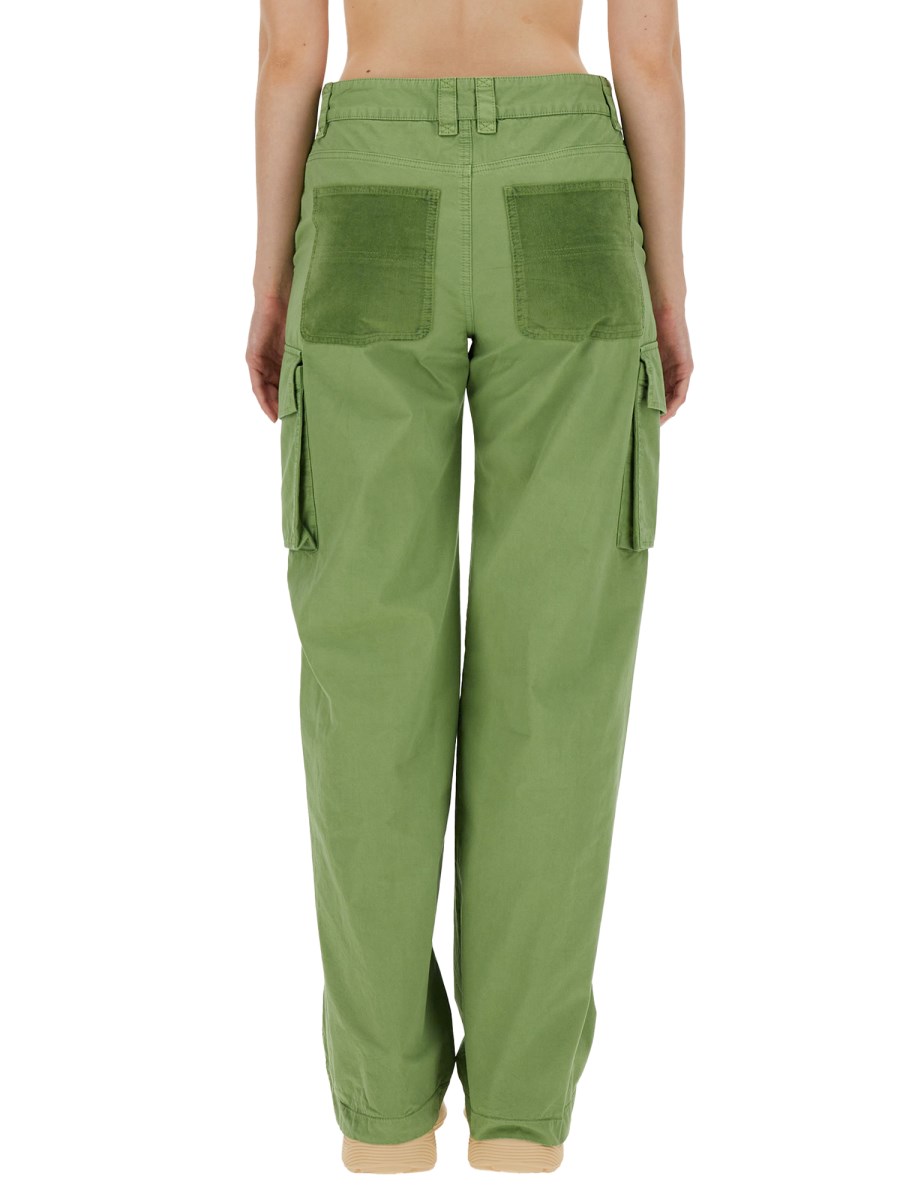 STELLA McCARTNEY PANTALONE CARGO IN COTONE