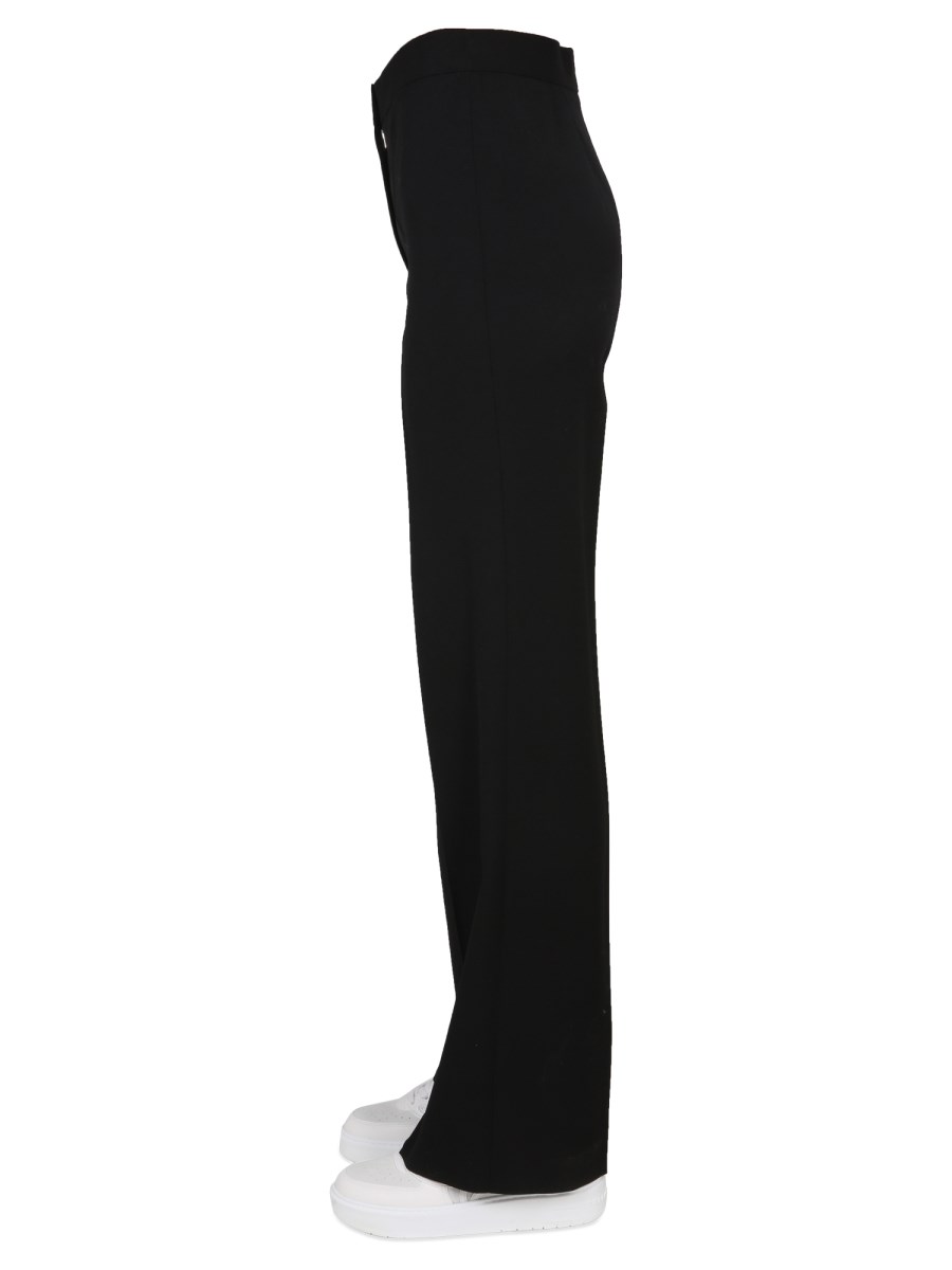 STELLA McCARTNEY PANTALONE IN COTONE STRAIGHT LEG