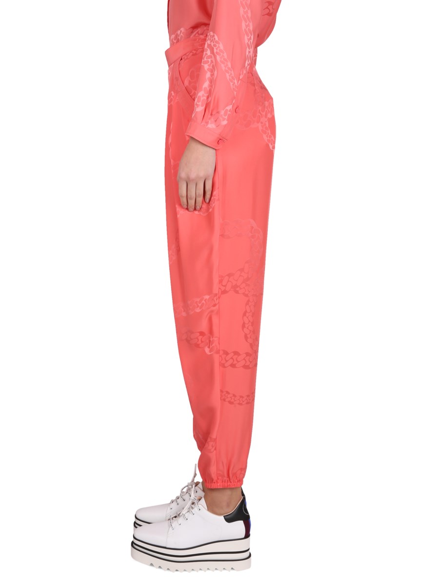 STELLA McCARTNEY PANTALONE IN MISTO SETA