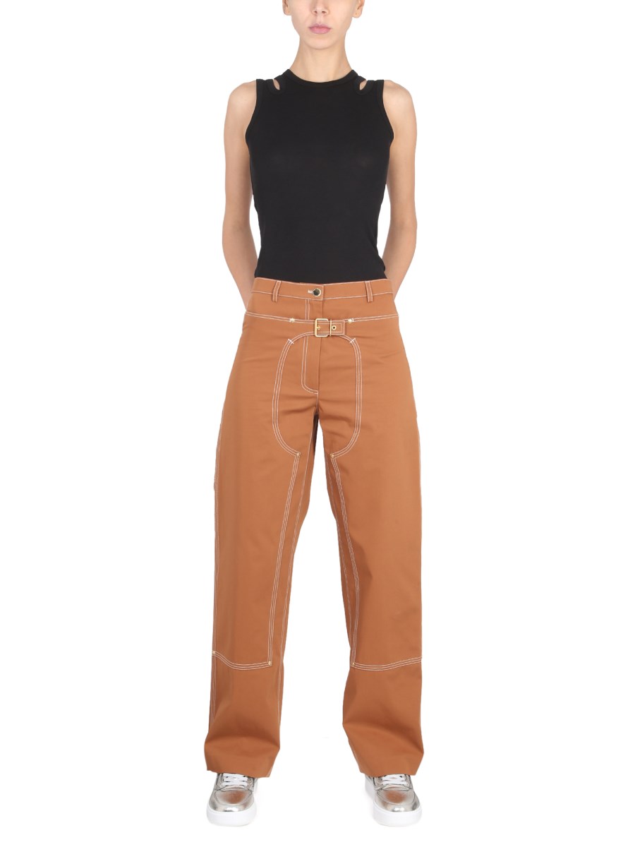 STELLA McCARTNEY PANTALONI CON FIBBIA