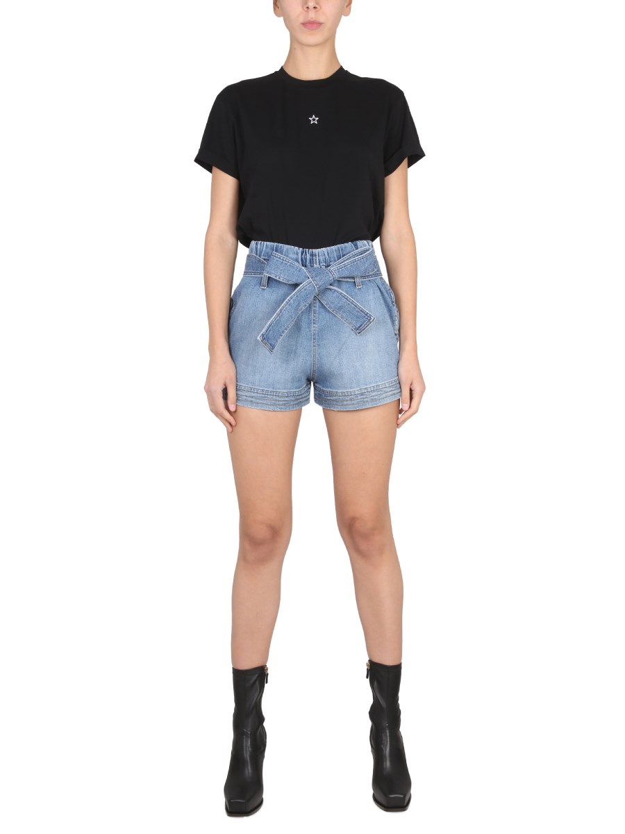 STELLA McCARTNEY SHORTS IN COTONE
