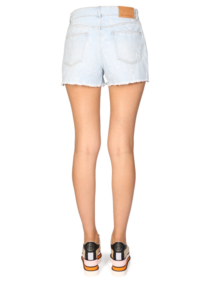 STELLA McCARTNEY SHORTS IN DENIM DI COTONE