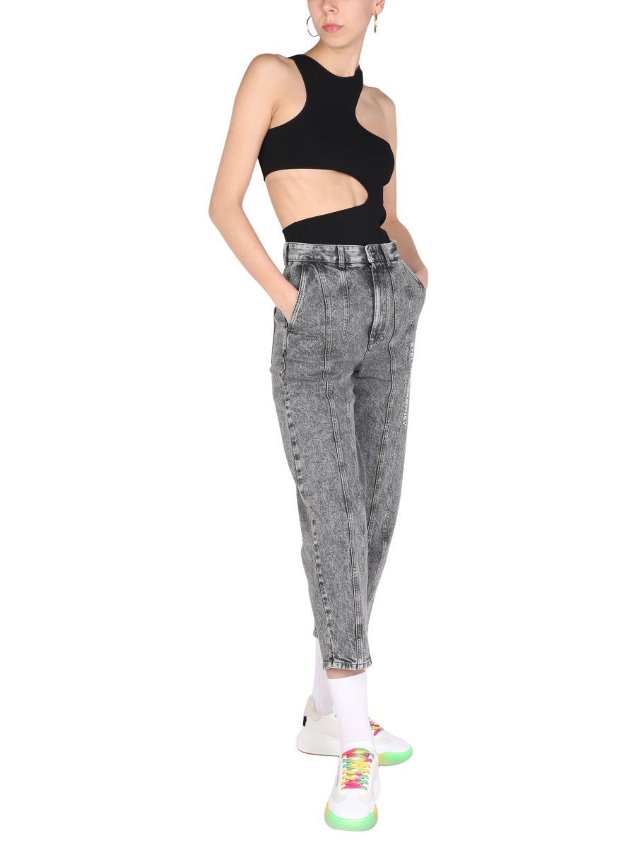 STELLA McCARTNEY TOP COMPACT CON DETTAGLI CUT OUT