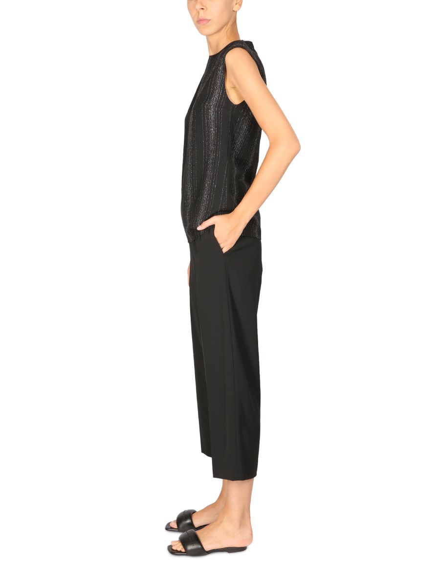 STELLA McCARTNEY TOP SARTORIALE IN LUREX