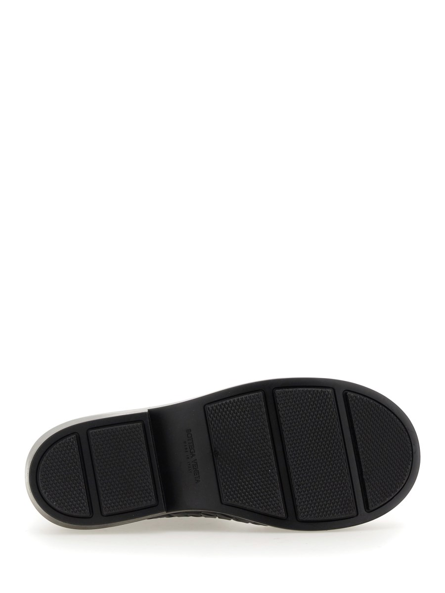 BOTTEGA VENETA STIVALE FIREMAN IN PELLE CON MOTIVO INTRECCIO