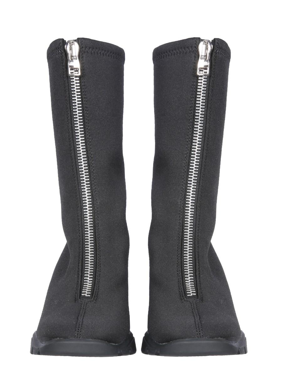 ALEXANDER McQUEEN STIVALE SLIM TREAD IN NEOPRENE ELASTICIZZATO