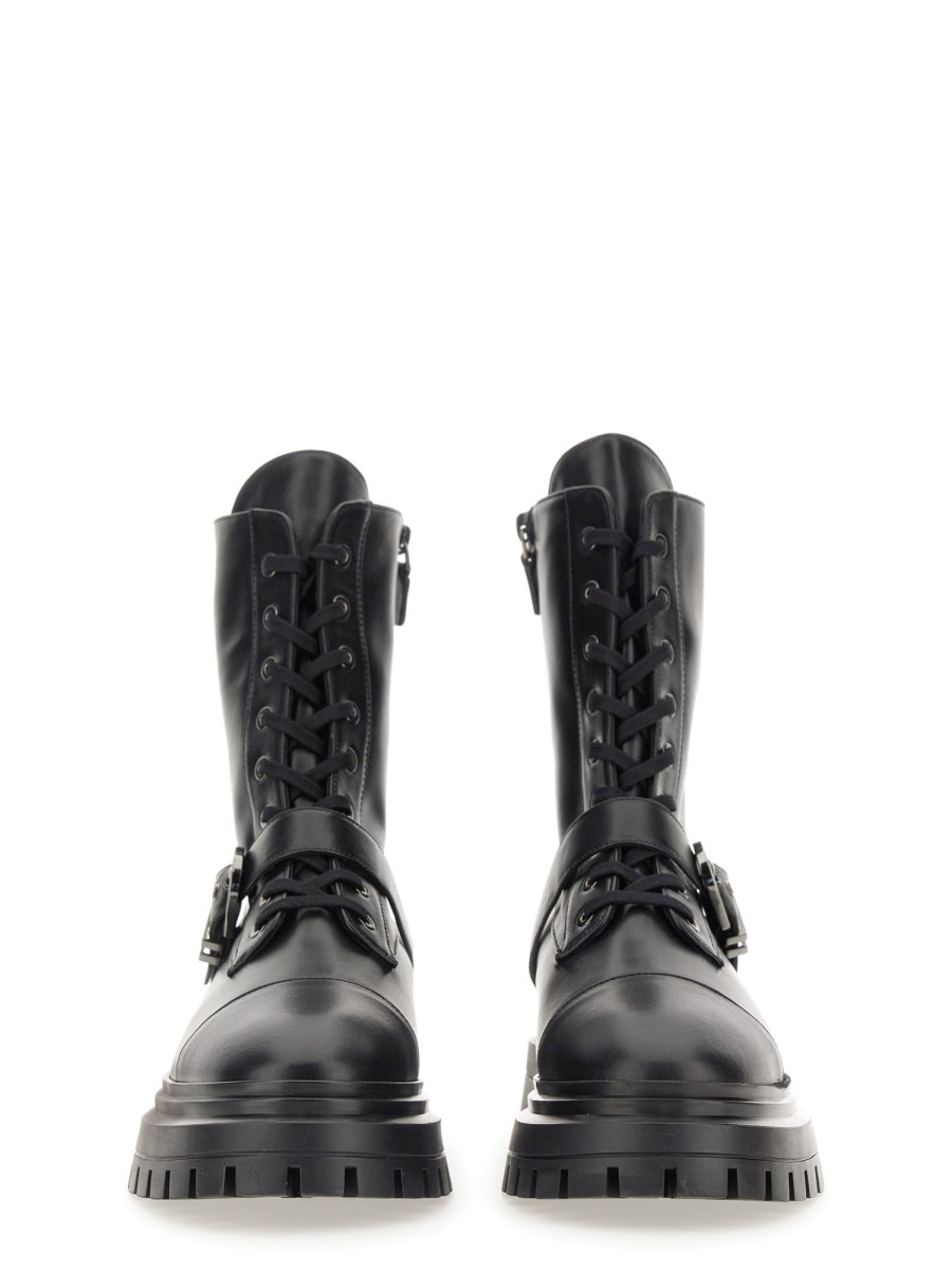 STUART WEITZMAN STIVALETTO MAVERICK BEDFORD IN PELLE