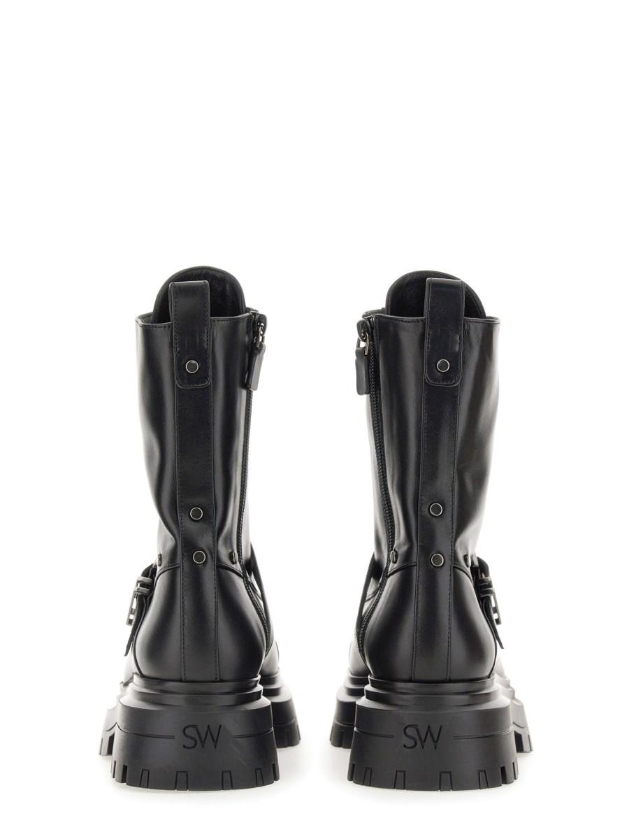 STUART WEITZMAN STIVALETTO MAVERICK BEDFORD IN PELLE