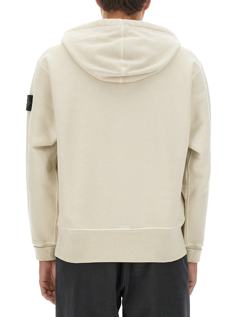 STONE ISLAND FELPA CON CAPPUCCIO