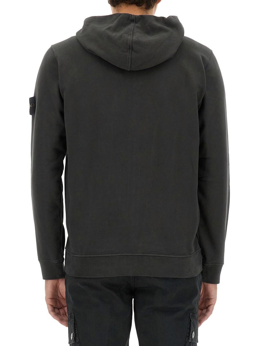 STONE ISLAND FELPA CON LOGO