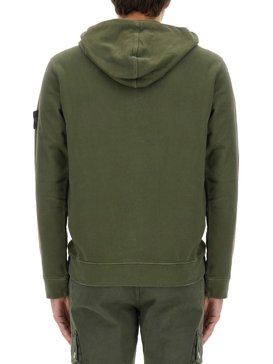 STONE ISLAND FELPA CON LOGO