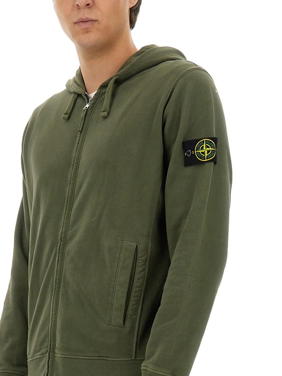 STONE ISLAND FELPA CON LOGO
