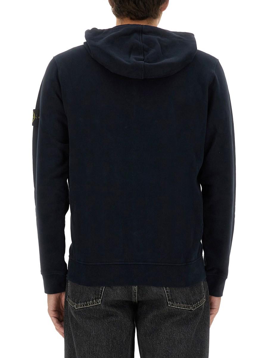 STONE ISLAND FELPA CON LOGO