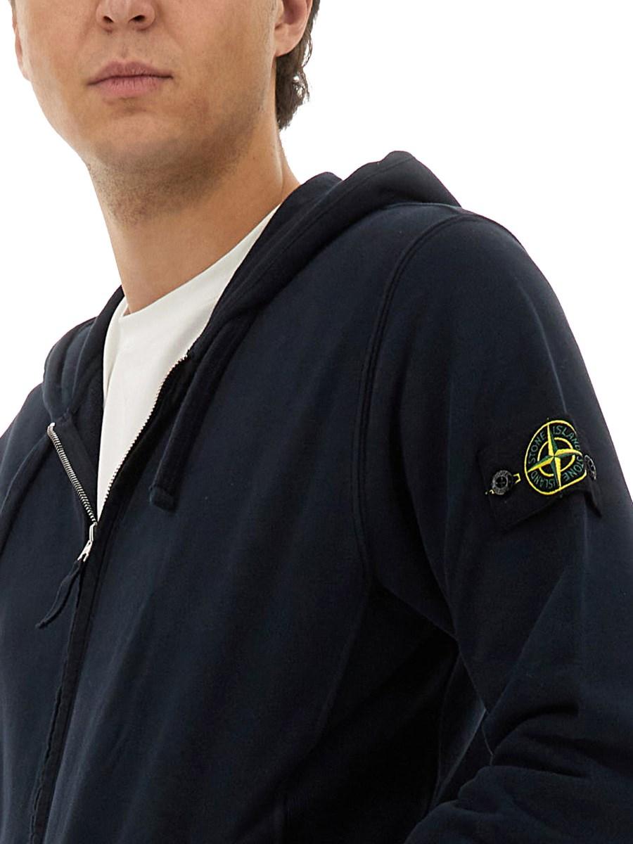 STONE ISLAND FELPA CON LOGO