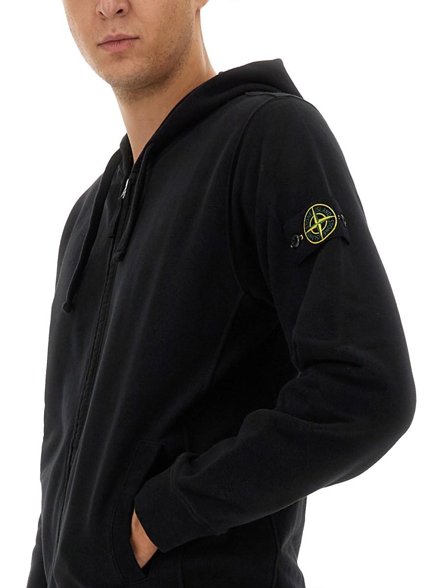 STONE ISLAND FELPA CON LOGO
