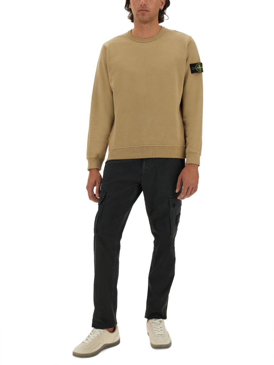 STONE ISLAND FELPA CON LOGO