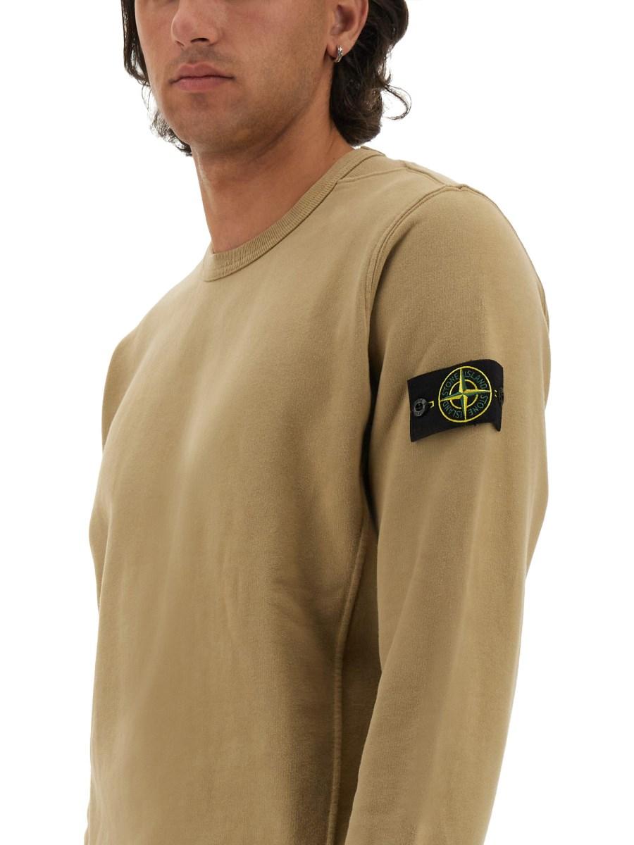 STONE ISLAND FELPA CON LOGO