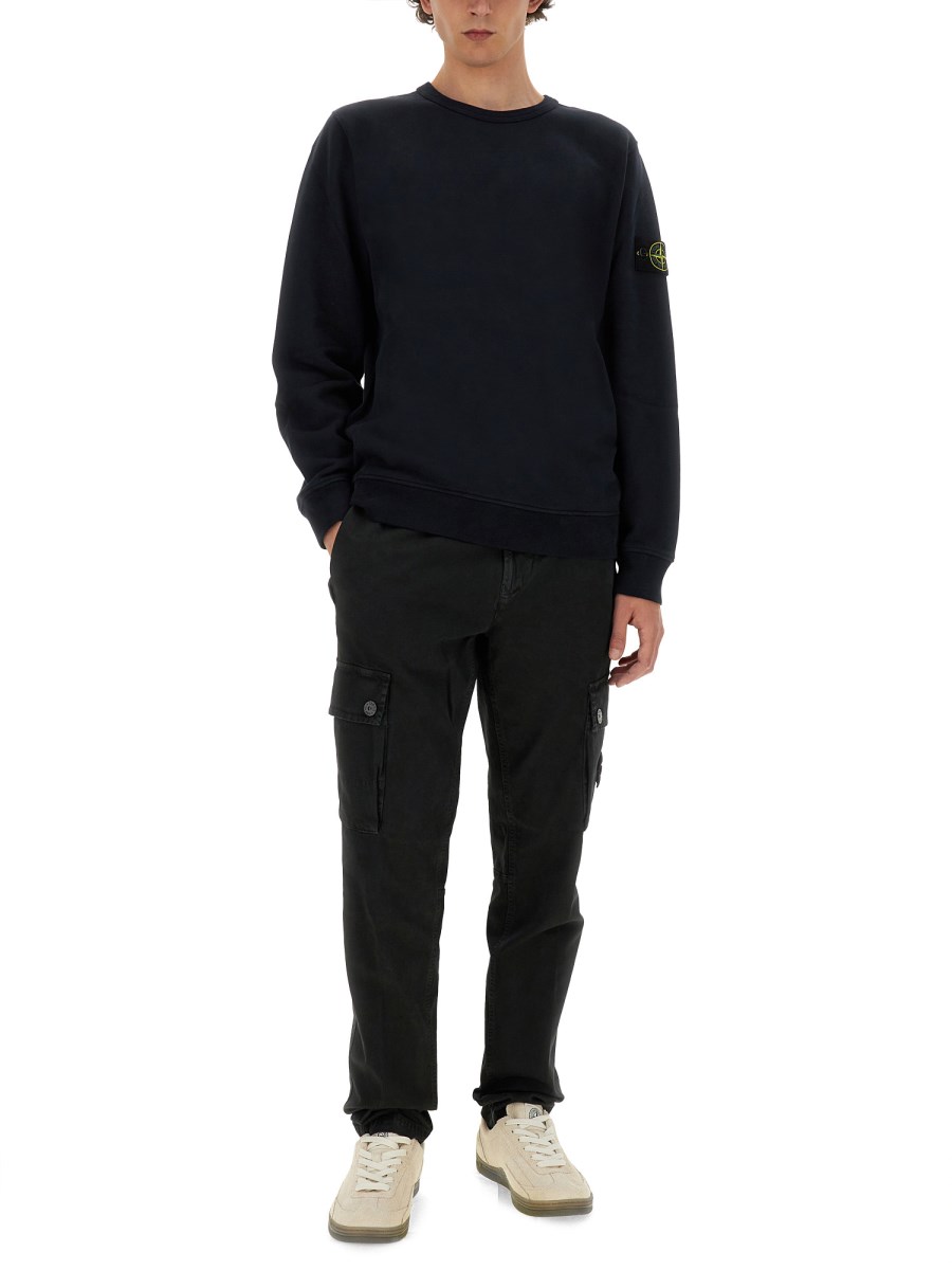 STONE ISLAND FELPA CON LOGO