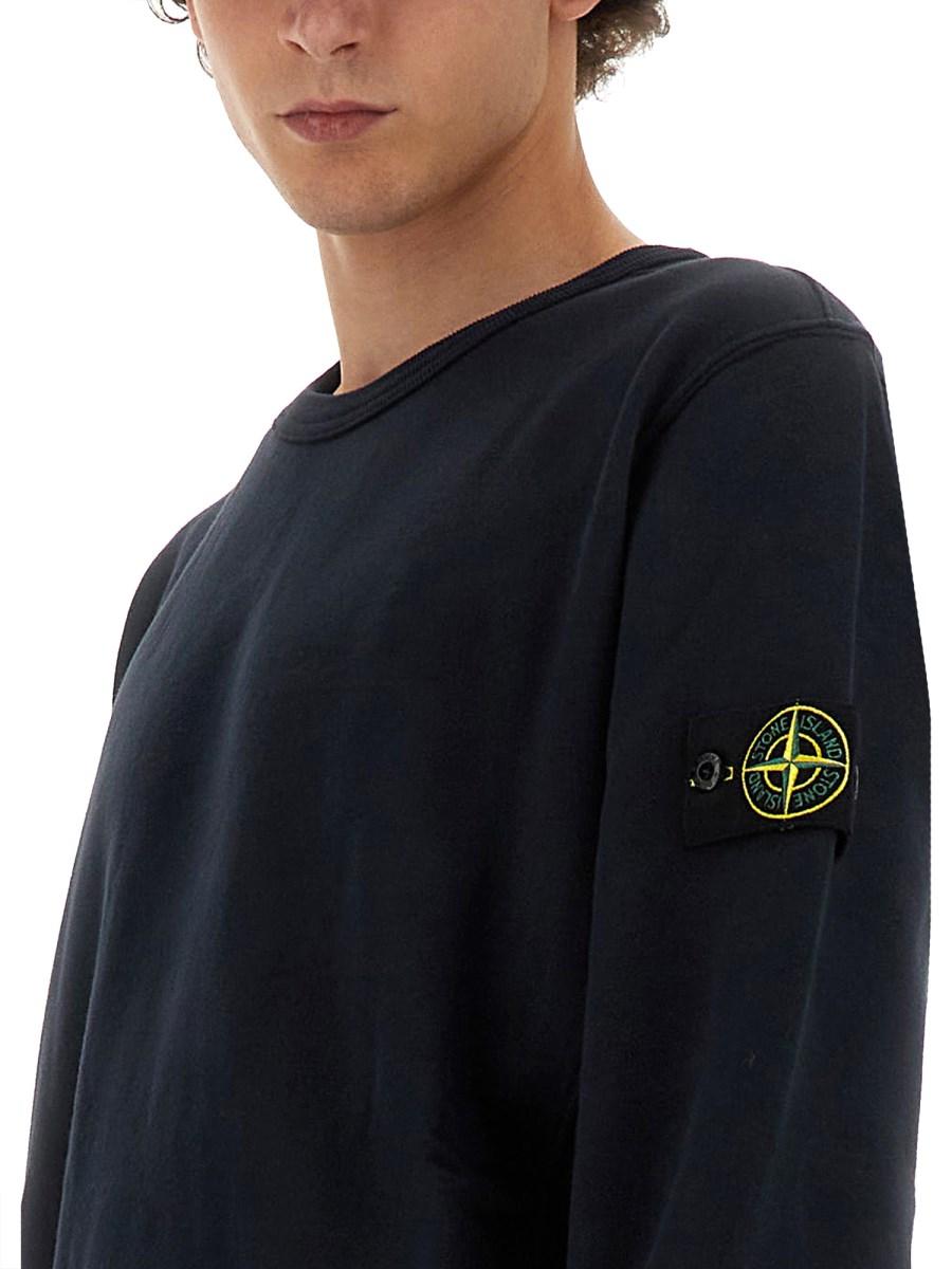 STONE ISLAND FELPA CON LOGO