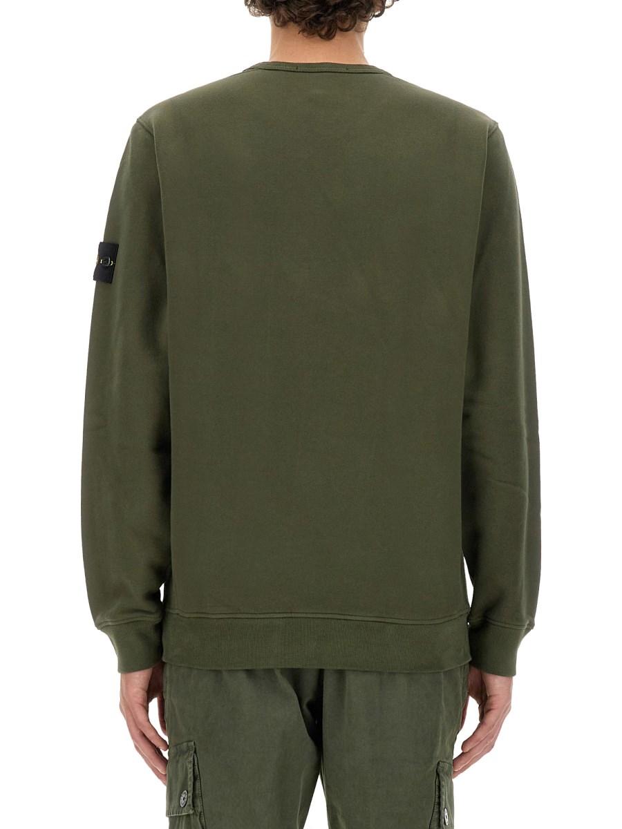 STONE ISLAND FELPA CON LOGO