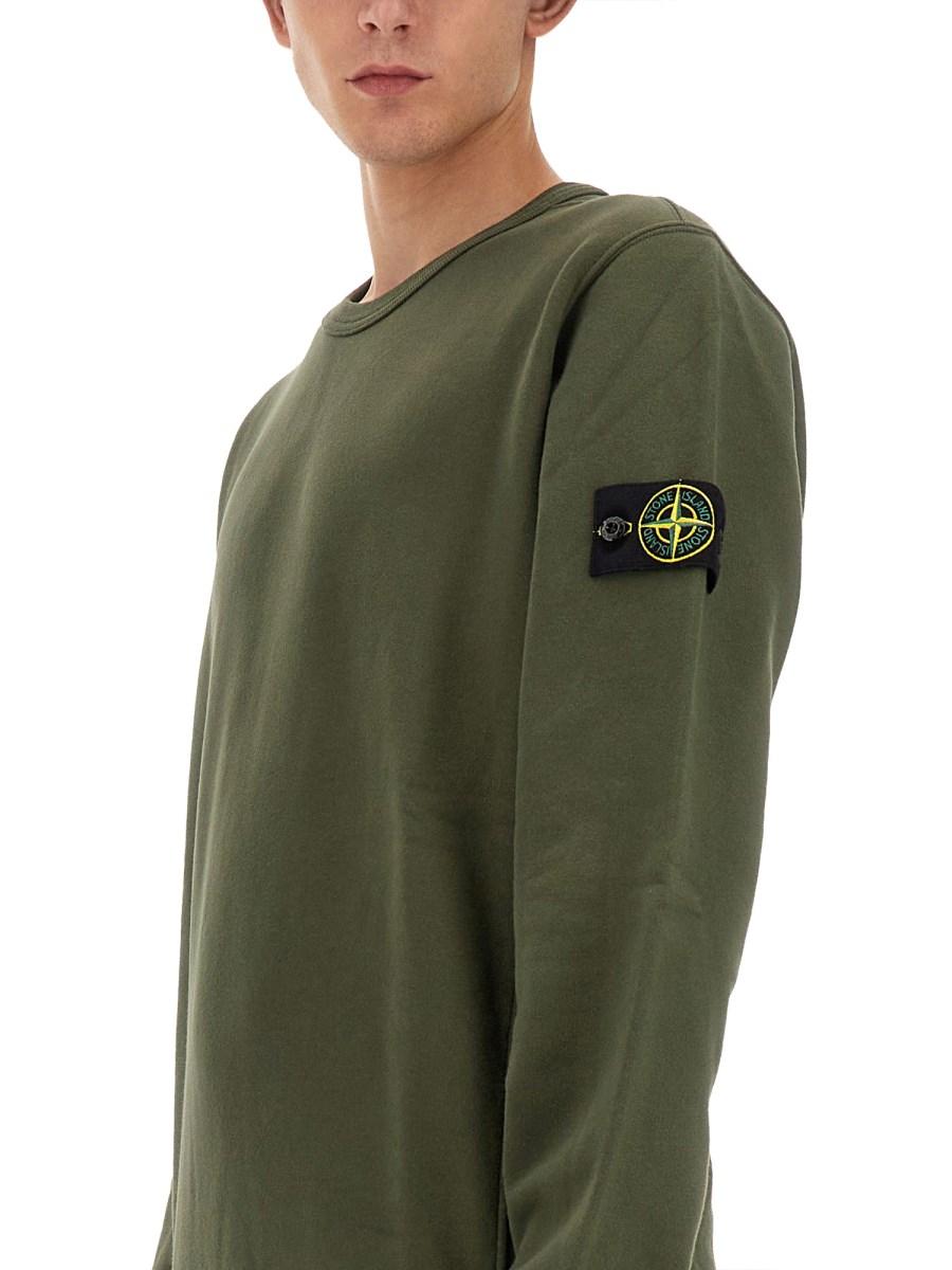 STONE ISLAND FELPA CON LOGO