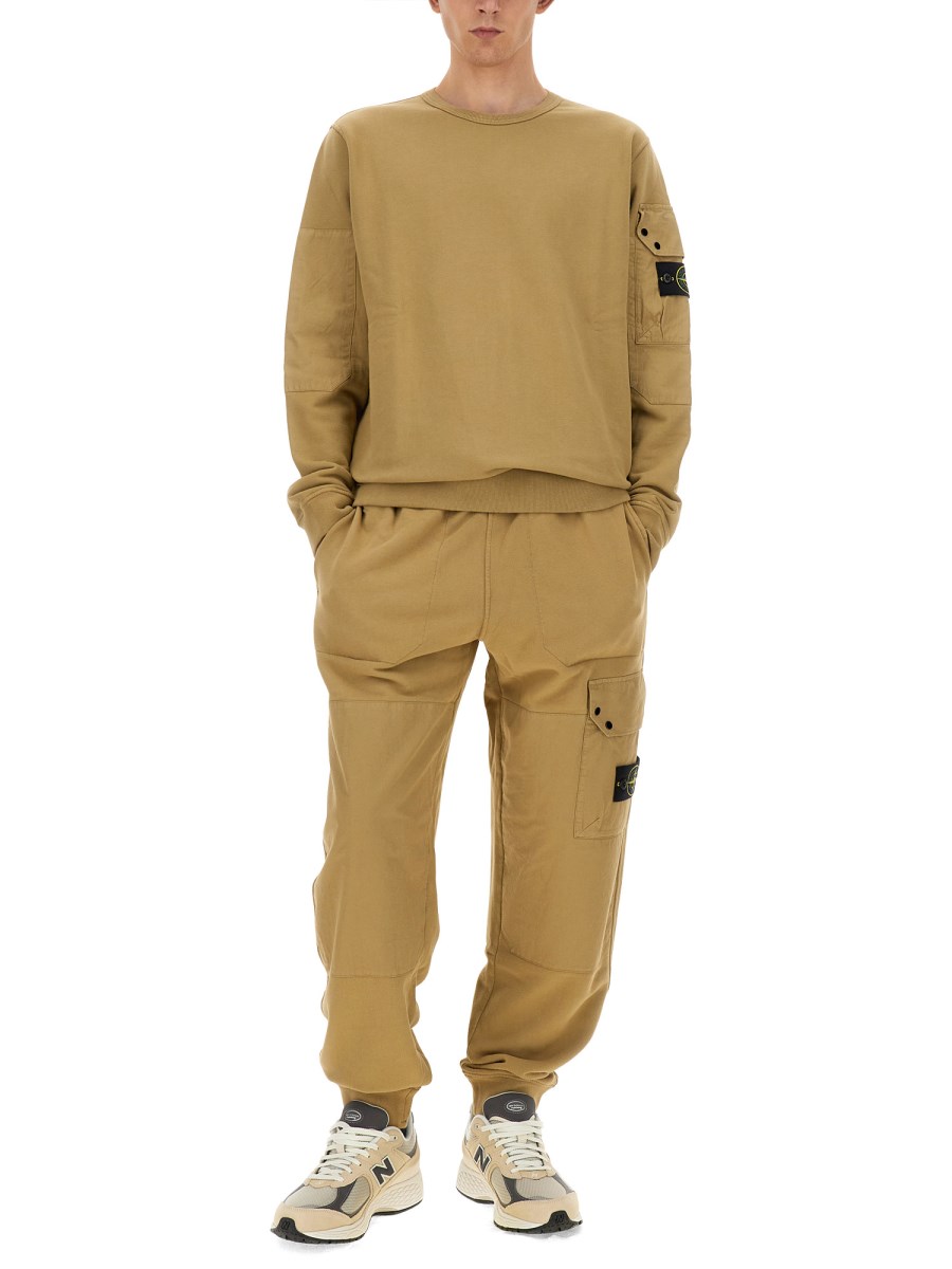 STONE ISLAND FELPA CON LOGO