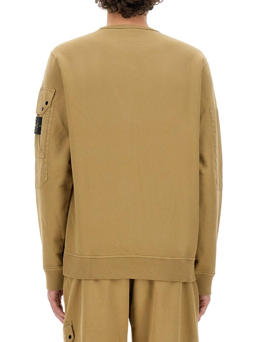 STONE ISLAND FELPA CON LOGO