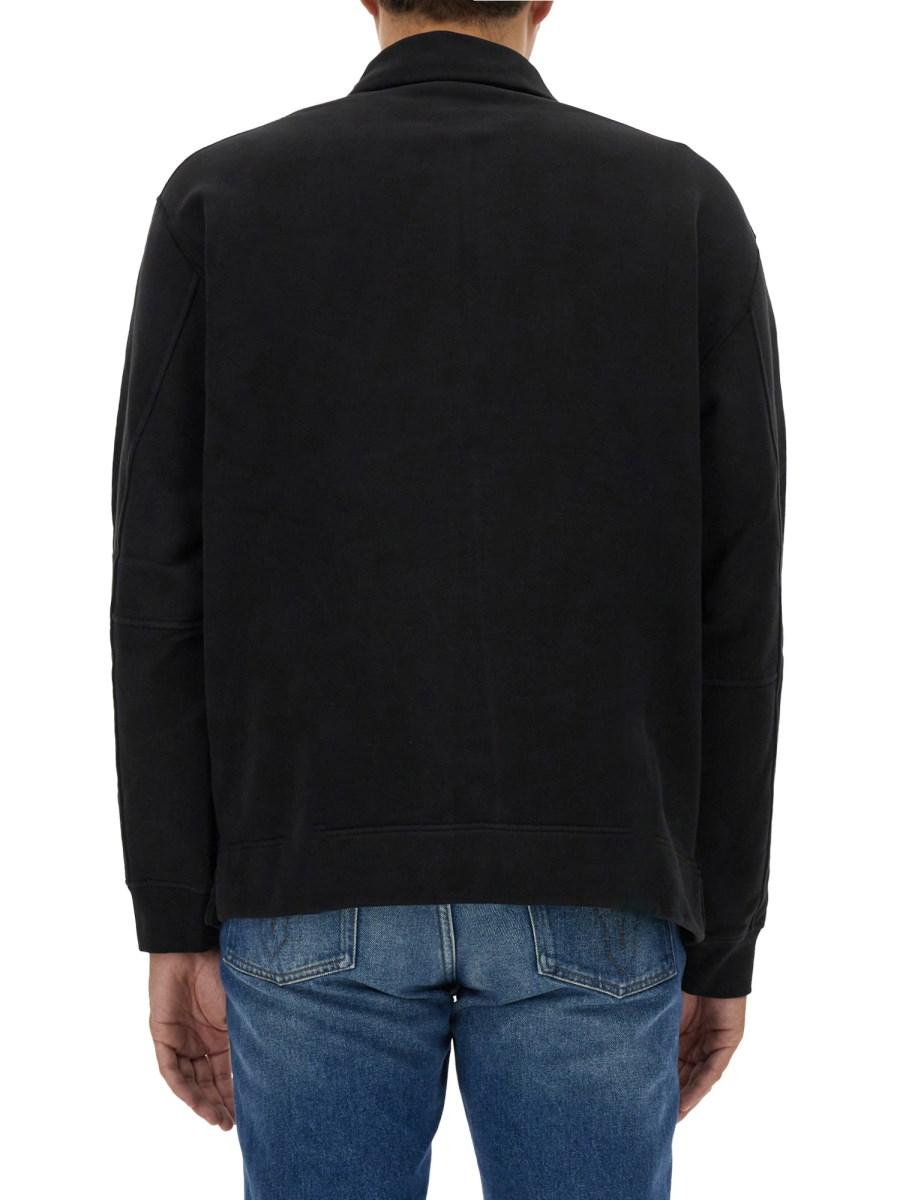 STONE ISLAND FELPA IN COTONE CON LOGO