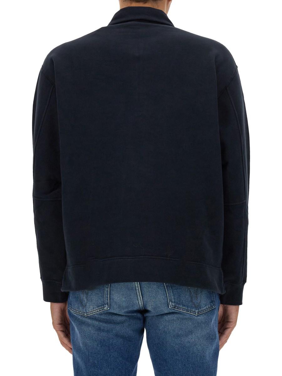 STONE ISLAND FELPA IN COTONE CON LOGO