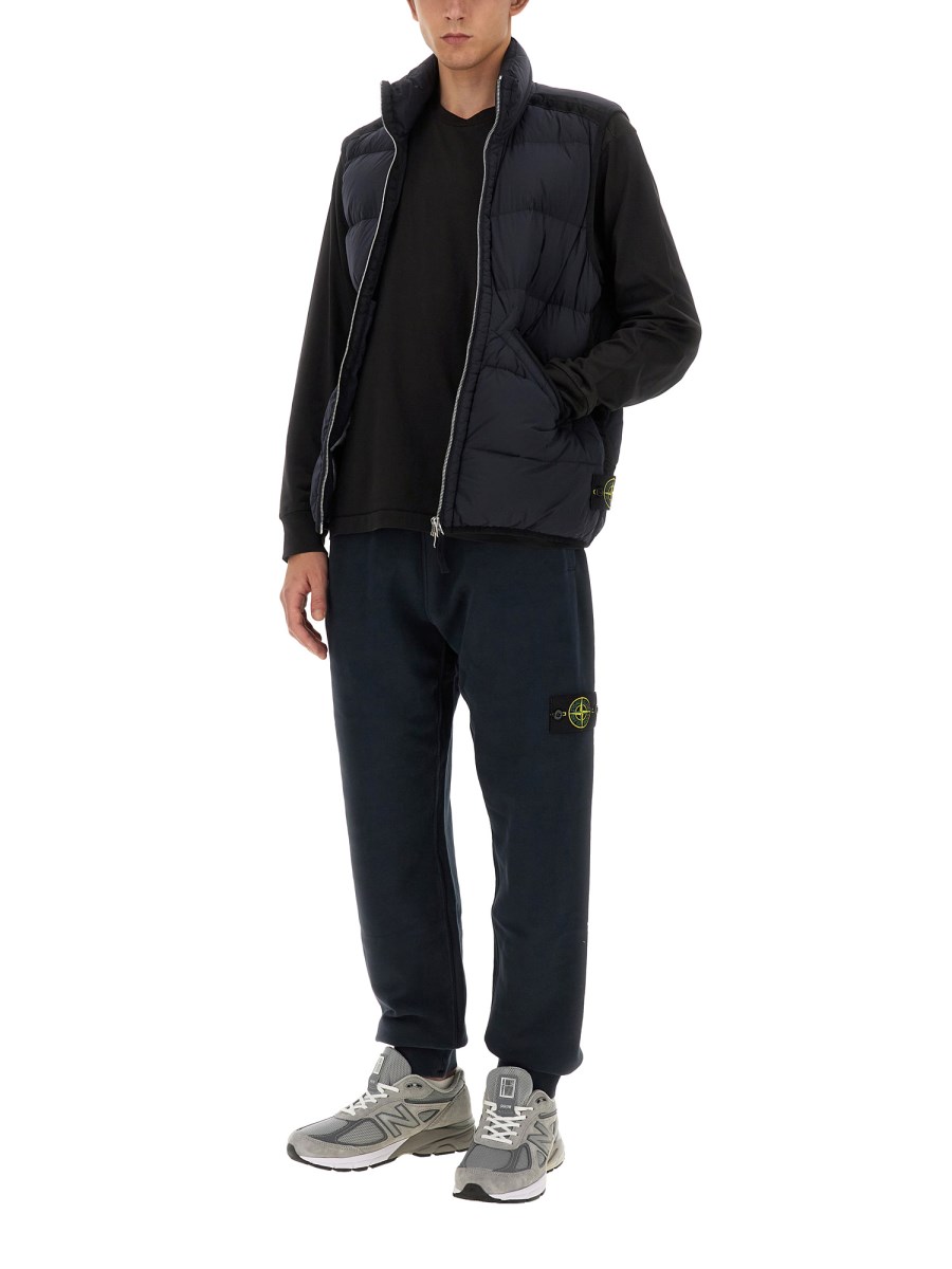 STONE ISLAND GILET PIUMINO IN NYLON
