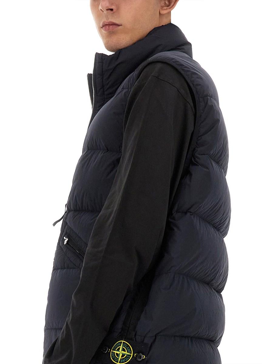 STONE ISLAND GILET PIUMINO IN NYLON