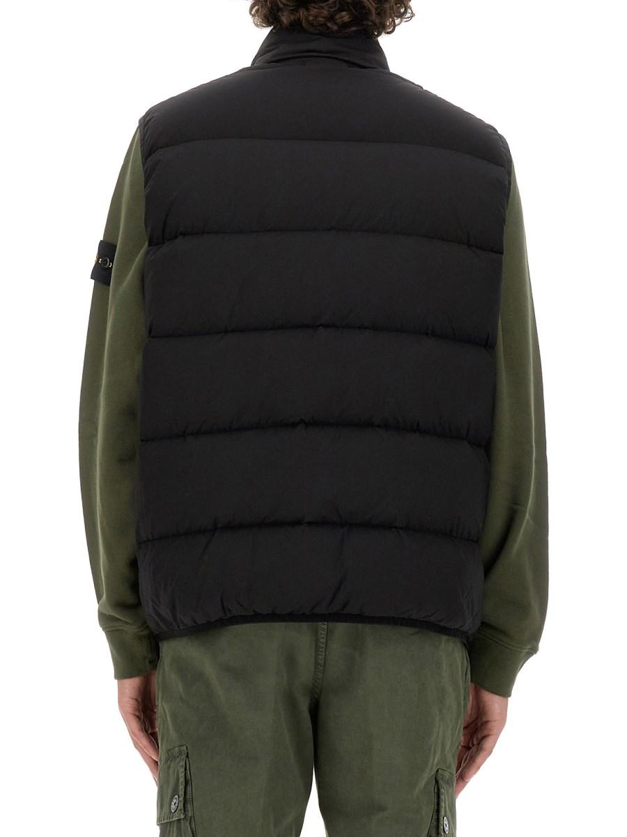 STONE ISLAND GILET PIUMINO IN NYLON