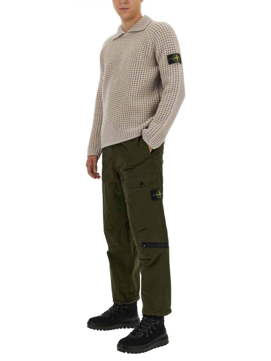 STONE ISLAND MAGLIA IN LANA