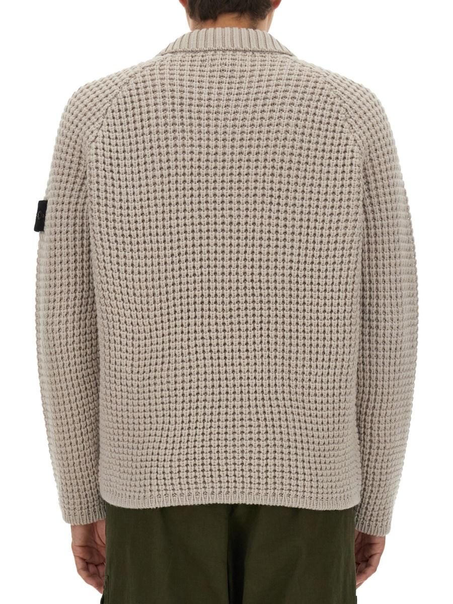 STONE ISLAND MAGLIA IN LANA