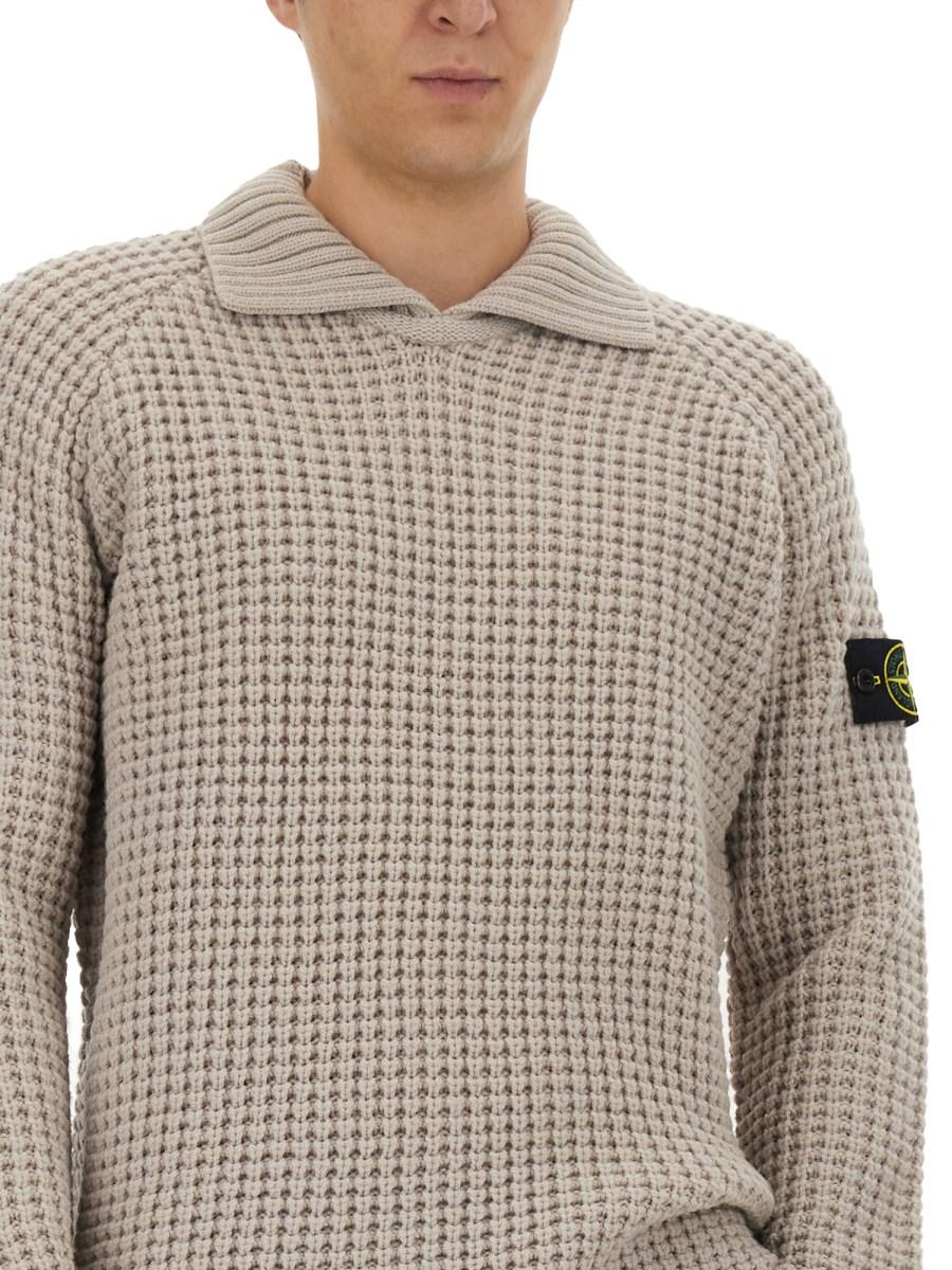 STONE ISLAND MAGLIA IN LANA